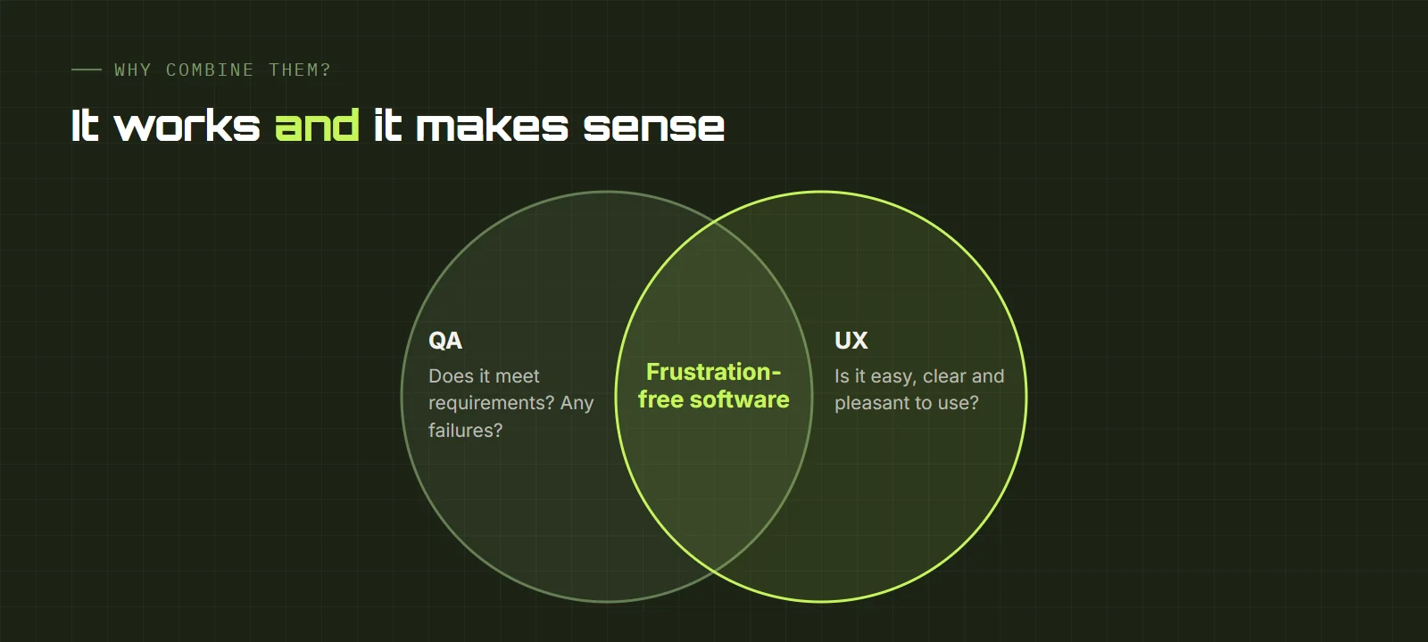 QA and UX combine for frustration-free software